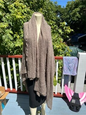 Knit Long Scarf or Wrap